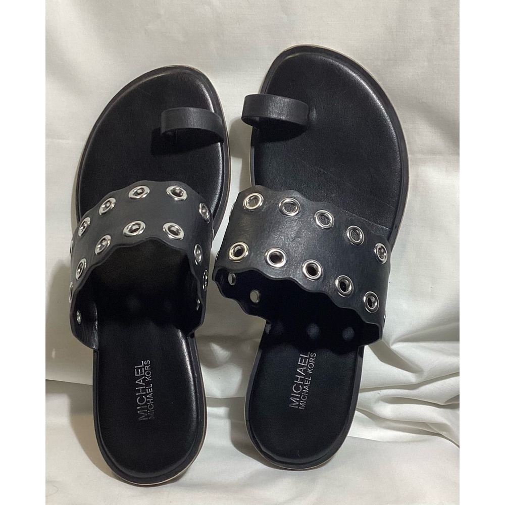 MK gladiator Greek leather boho sandals